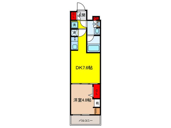 ｱｰﾊﾞﾈｯｸｽ日本橋人形町の物件間取画像